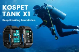 Rugged KOSPET TANK X1 smartwatch launching with a nice promo