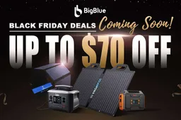 BigBlue power stations and solar panels discounted by up to $70
