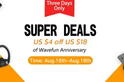 Wavefun 2-Year Anniversary Special Sale Kicks Off on AliExpress