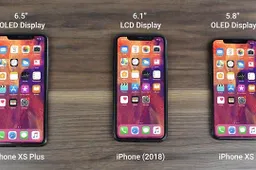 iPhone XS and XS Plus surfaces in leaked render