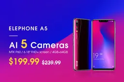 Photo samples from the 5 camera ELEPHONE A5, priced at $200