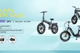 Autumn Super Sale on Gearberry featuring Engwe and Fafrees e-bikes