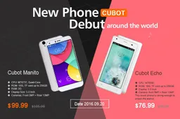 Cubot Manito & Cubito Echo officially launched