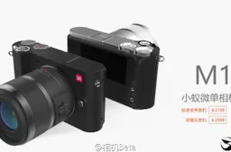Xiao Yi M1: the first mirrorless Yi camera (with removable lenses)