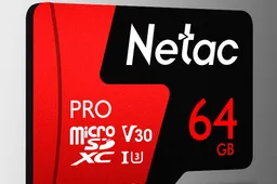 Netac 64GB Pro MicroSDXC V30 available for just 14.59€ with our coupon