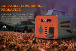 Portable power station NOVOO 230Wh in Amazon sales