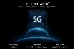 Three king features of the rugged phone Oukitel WP10 5G