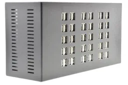 This mega charging station lets you charge 60 devices at once!