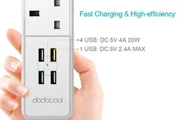 Dodocool Extension Lead - extension cord for parallel charging of multiple devices
