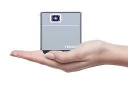 TENKER S6 Mini Cube DLP projector discounted on Amazon