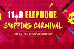 Elephone offering FREE ELE action cameras and %50 off during Singles Day sales