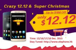 Elephone announces special flash sale, phones going from $12.12