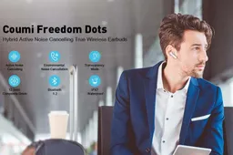 Wireless Coumi Freedom Dots earbuds now with 40% off