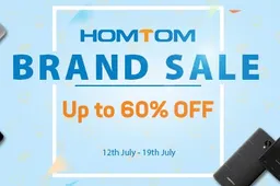 Homtom brand sale promotion at Geekbuying