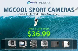 MGCOOL Action Cameras Flash Sale Kicks Off at Geekbuying