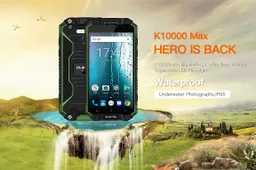 Watch: OUKITEL K10000 MAX latest challenge - A bath in water-based paint