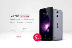 Starting today you can win Ulefone Vienna in the official giveaway