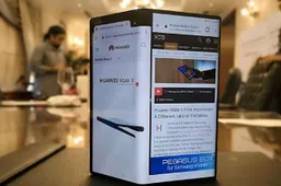 Huawei Mate X foldable phone spotted in the hands of Huawei executive