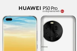 Huawei P50 design and details appear online - may use a liquid camera