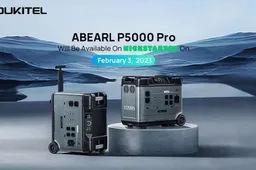 OUKITEL ABEARL P5000 Pro: 5kWh Portable Energy Storage System With 4000W Bi-directional Inverter Starts At Only $3299 On Kickstarter
