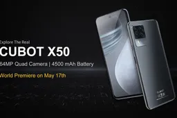 Cubot X50 with flagship quad cameras hits market for $169.99