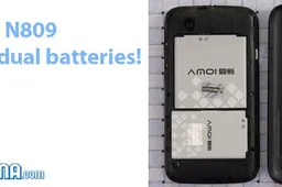 Forget Dual-core The Amoi N809 is dual-battery!
