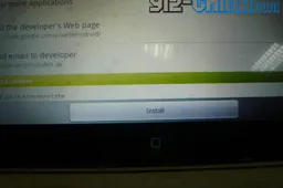 Exclusive: 10 inch Android Tablet Running English Android Market Spy Shot