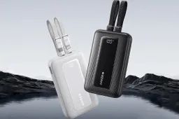Anker Zolo power banks feature two built-in cables and can deliver up to 30W of charging