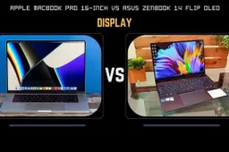 Which is Better: Apple MacBook Pro 16 or Asus Zenbook 14 Flip OLED?