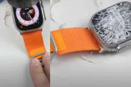 Apple Watch Ultra durability test: The table breaks before the watch