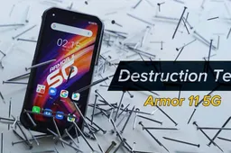 Ulefone Armor 11 5G survives even cement & steel nails