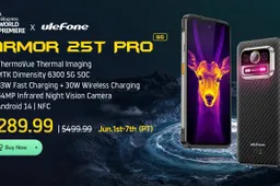 The Most Affordable 5G Rugged Phone with Thermal Imaging Ulefone Armor 25T Pro Starts First Sale at Just $289.99