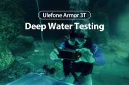 Rugged Ulefone Armor 3T deep water testing
