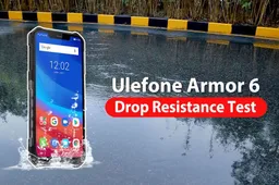 Drop resistance test  for the rugged Ulefone Armor 6