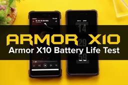 Ulefone Armor X10 has a good performance in battery life test