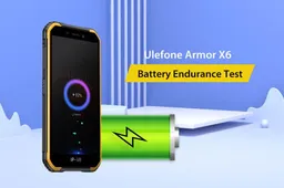 Video : Ulefone Armor X6 battery endurance test