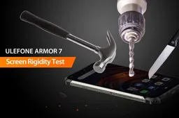 Ulefone Armor 7 screen toughness test video