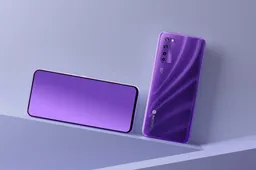 The sub-screen camera of the ZTE Axon 20 5G becomes visible when heated