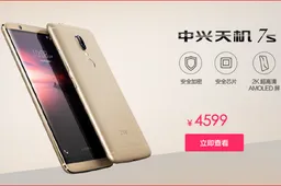 ZTE Axon 7S up for sale in China