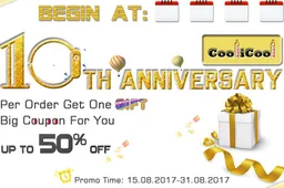 Coolicool's 10-Year Anniversary Promotion Kicks Off