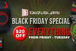 Tokyo Flash offer $20 off all watches for Black Friday