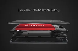 Ulefone Tiger has a removable back cover, but the battery is not