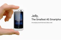 Jelly is the world’s smallest 4G phone running Android 7