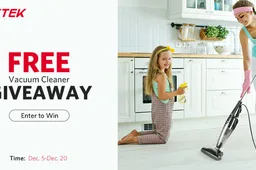 Win the BESTEK 2-in-1 vacuum cleaner in their giveaway