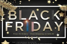 GMK Black Friday vape deals-- Free trial starter kit for $0