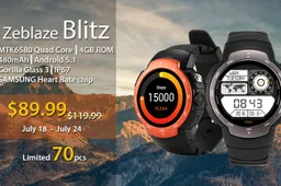 Zeblaze Blitz smartwatch promo sale