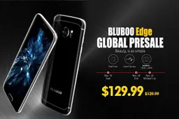 Bluboo Edge's curved display surviving the ball impact test