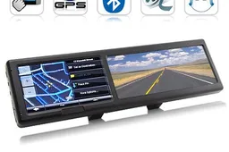 Bluetooth Enabled GPS Rear View Mirror