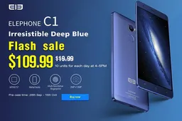 Elephone C1 presale - only for  $109.99 - lasts for two weeks!