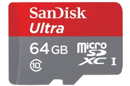 SanDisk Ultra microSD 64 GB for just $18.98 with our coupon